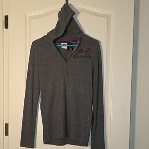 Harley-Davidson Women's Charcoal V-Neck Hoodie